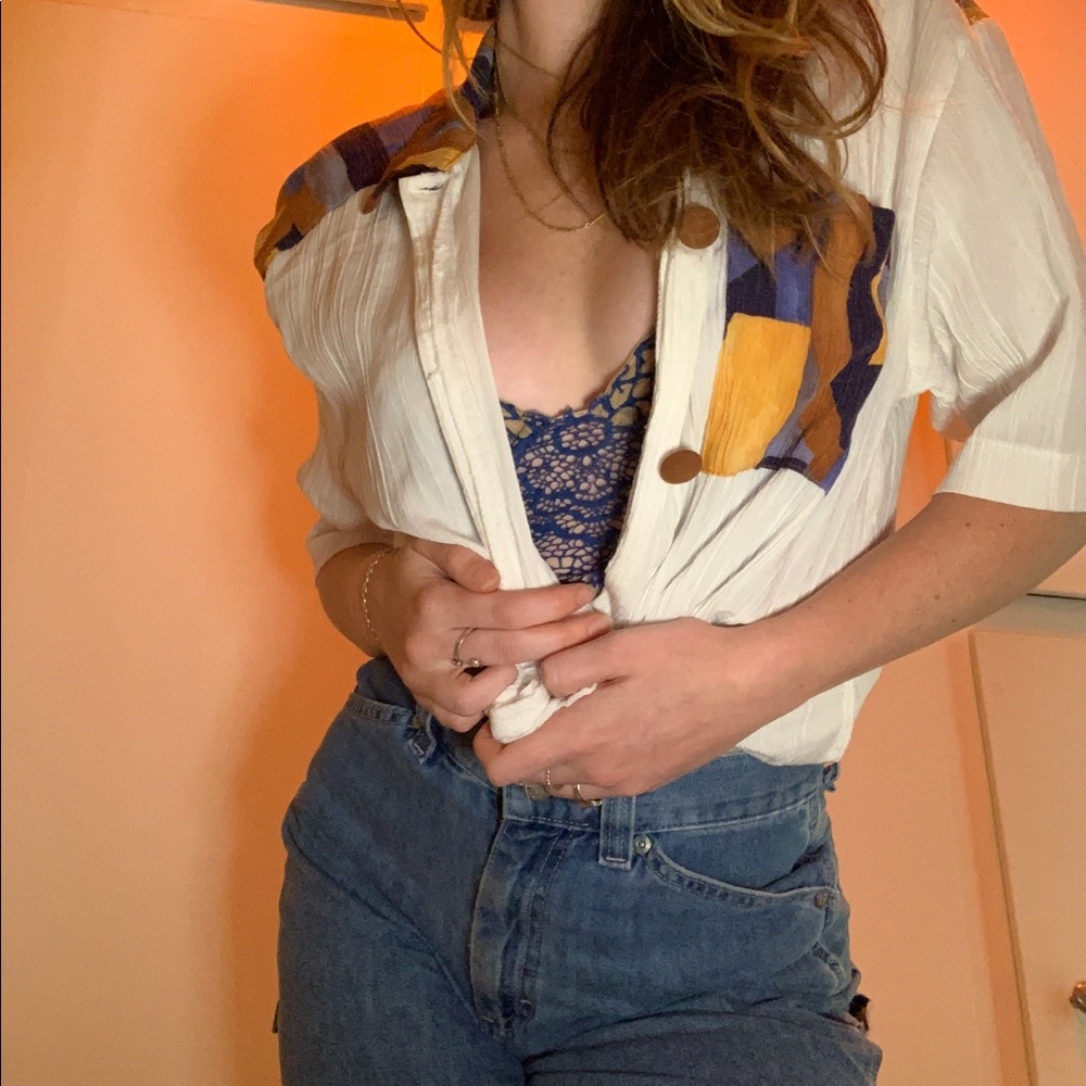Vintage David Wayne button down